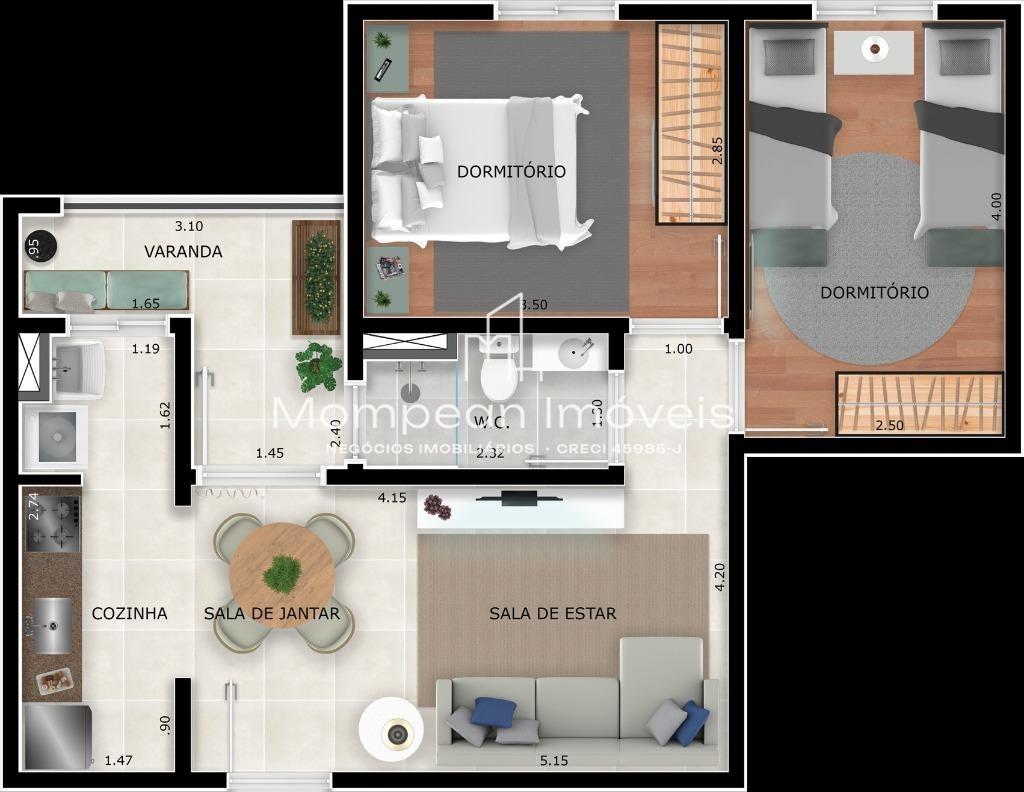 Apartamento, 2 quartos, 56 m² - Foto 38